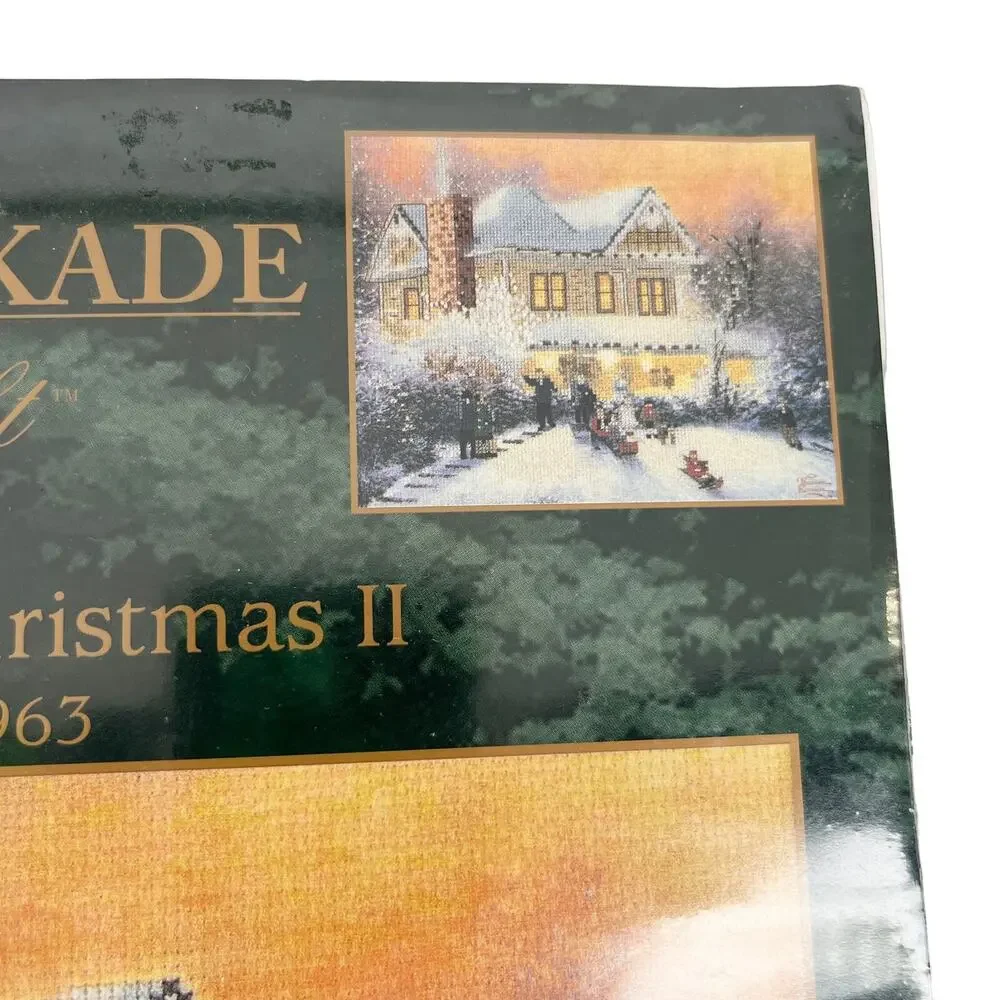 Candamar Designs Thomas Kinkade Victorian Christmas II Cross Stitch 50963 New